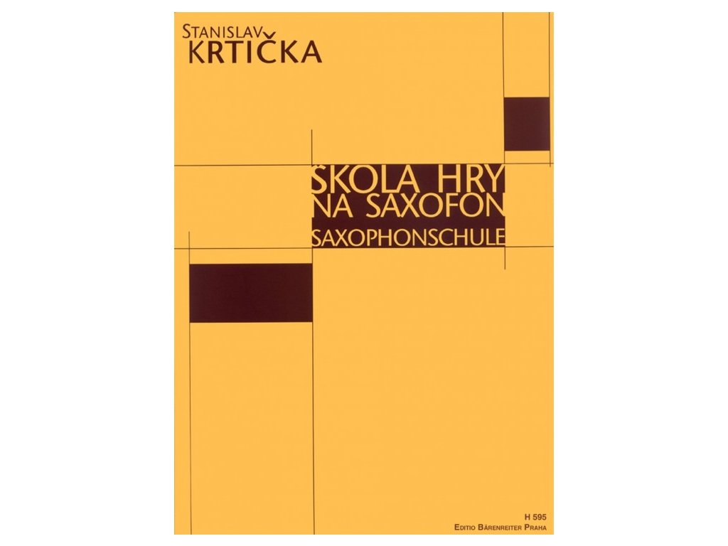 Stanislav Krtička - Škola hry na saxofon