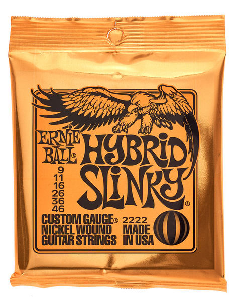 Struny Ernie Ball Hybrid Slinky Nickel Wound 9 46