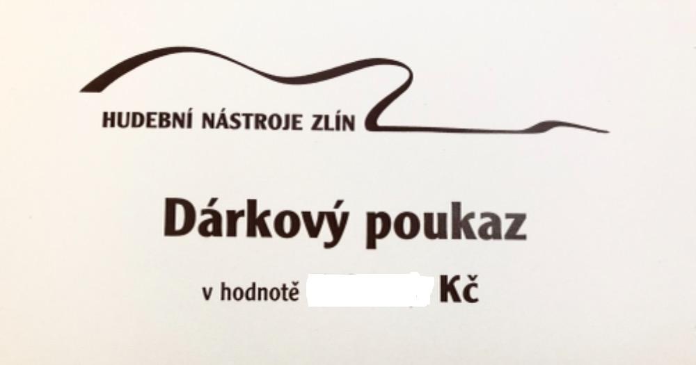 Dárkový poukaz v hodnotě 300 kč