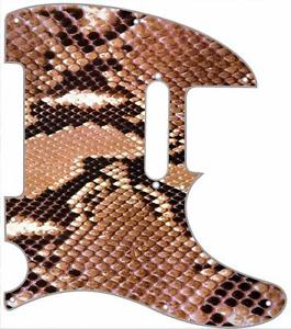 Coloriffic Telecaster Pickguard Snake skin