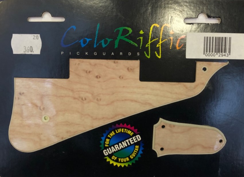Coloriffic Les Paul Pickguard Maple