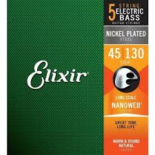 Struny ELIXIR pro pětistrunnou baskytaru