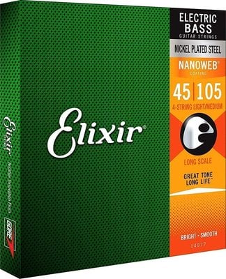 Struny ELIXIR pro čtyřstrunnou baskytaru