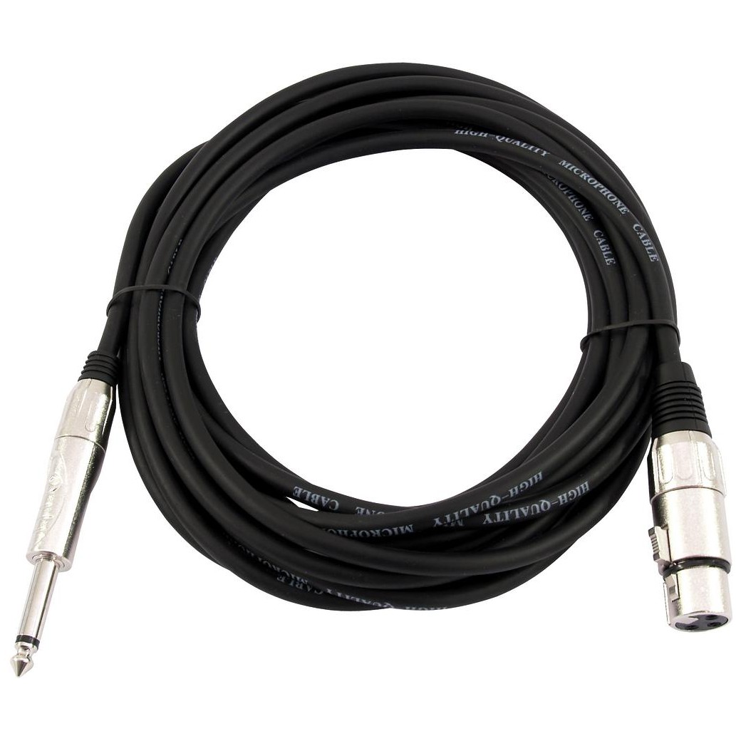 Mikrofonní kabel 10 m XLR Jack